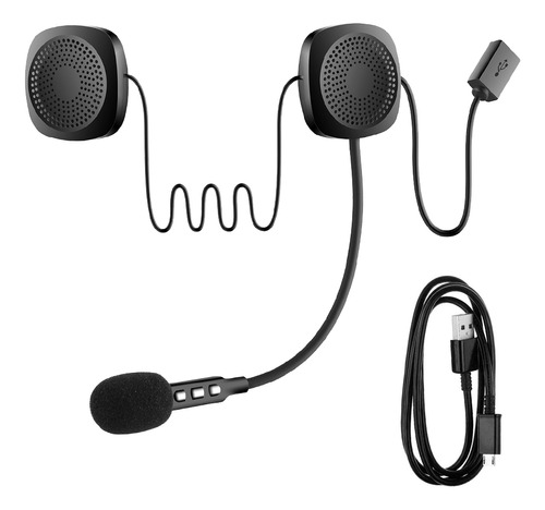 Auriculares Bluetooth Con Micrófono Gadnic Para Casco 17 Hs