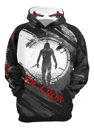 Sudadera Sublimada The Crow Invierno