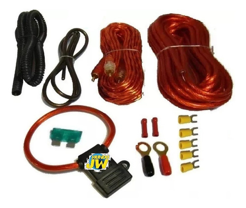 Kit De Cables Para Instalacion De Potencia Audiocar