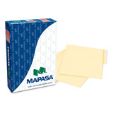 Folder Mapasa Pc0002 Tamaño Oficio Color Crema 100 Piezas