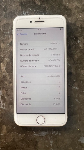 iPhone 8 Como Nuevo