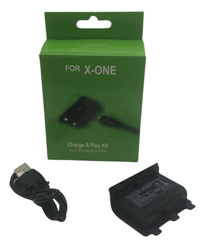 Kit Carga Y Juega Compatible Con Control Xbox One Cargador