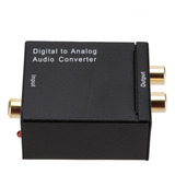Conversor Audio Digital Optico Toslink A Rca Analogico