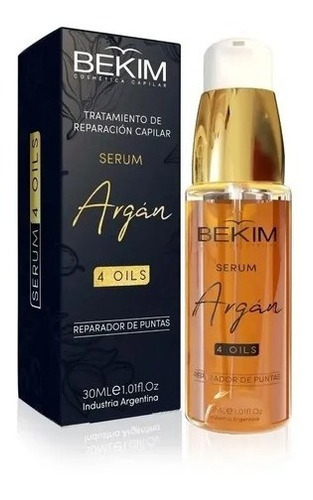 Serum Argan Bekim 4 Oils Reparador De Puntas X 30ml