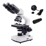 Microscópio Biológico Di-521b Com Câmera Usb De 5 Megapixels