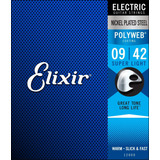 Cuerdas Elixir Polyweb Para Guitarra Eléctrica Calibre 9-42