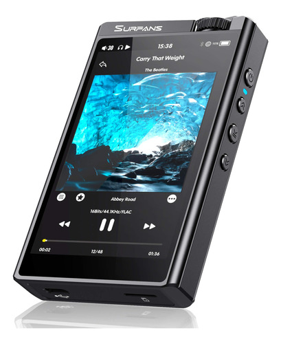 Surfans Reproductor Mp3 De Alta Fidelidad Con Bluetooth: F35