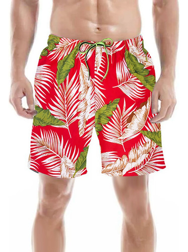 Short Para Playa De Secado Rápido Traje De Baño Hombre