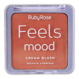Ruby Rose Cream Blush Feels Mood Maquiagem Pink Flush Tom Da Maquiagem Pink Flush B120