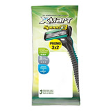 Máquina Para Afeitar Xmart  Speed 3 Men Descartable Pack X 18