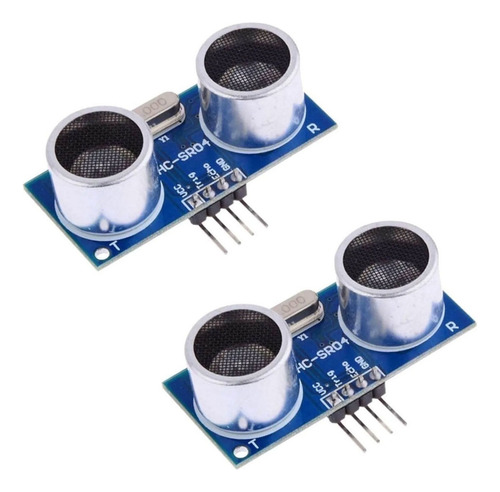 2x Sensor Ultrassônico Hc-sr04 De Distância Para Arduino Nfe