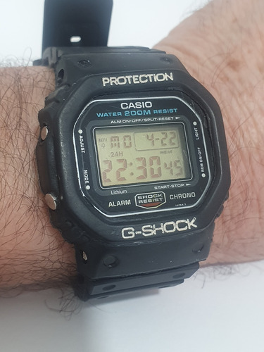 Relógio Casio Gshok Antigo Fundo De Rosca Original Muito Bom