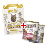 Alimento Mon Ami Para Gato 1.4kg + Humedo Saludable Lata