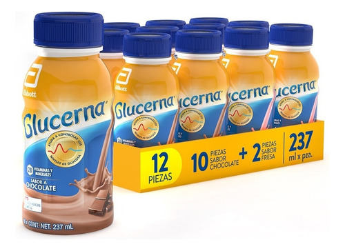 Glucerna Abbott Vitaminas Y Minerales 237 Ml C/u X12