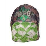 Mochila Juvenil Infantil Harry Potter Cute Slytherin Lona