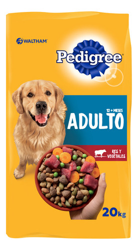 Pedigree Croquetas Para Perros Adultos Res Y Vegetales 20kg