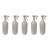 5 Envases Pvc 500ml Con Gatillo Spray Pulverizador Botella