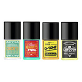 Kit 4 Bases Tratamento Endurecedor Top Beauty Sos Unhas