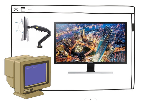 Monitor 28 Pulgadas Uhd 4k Samsung U28e590