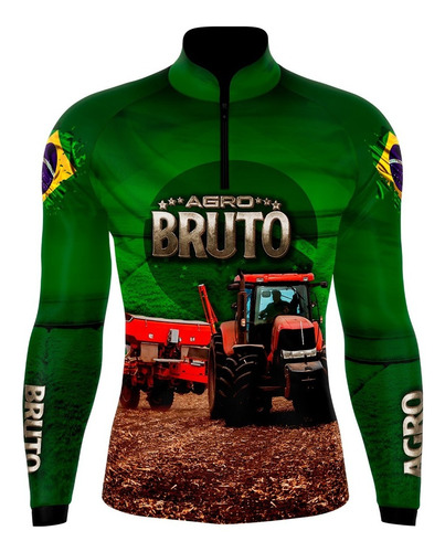 Camisa Camiseta Agro Fazenda Agricultura Com Proteção Uv