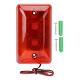 Alarma De Seguridad Con Cable Sound Siren, 12 V, Luz Estrobo