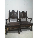 Sillon Sillones Antiguo Tallado