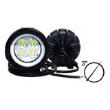 Faro Red 4 Led 3pLG Aro Neon Amb/bco H/l C/estrob Auto-moto