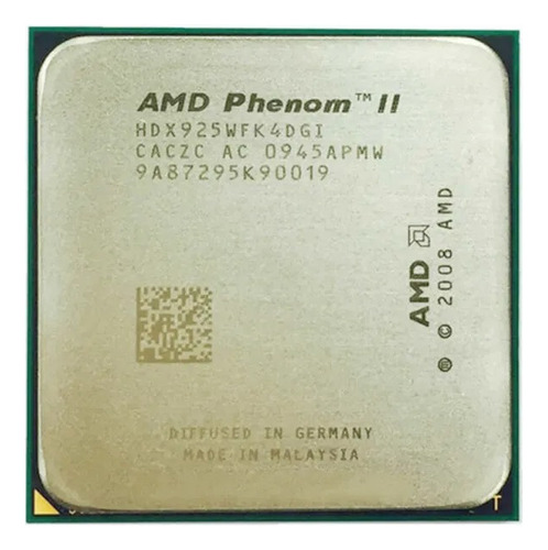 Procesador Amd Phenom Il X4 925 4 Núcleos 2,8 Ghz 95w 6mb