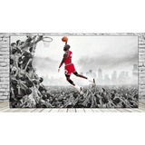 Cuadros Michael Jordan 30x57 En Lienzo Ideal Habitacion J5