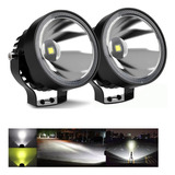 Par Faros Auxiliares Redondos Led Niebla Jeep Wrangler Jk