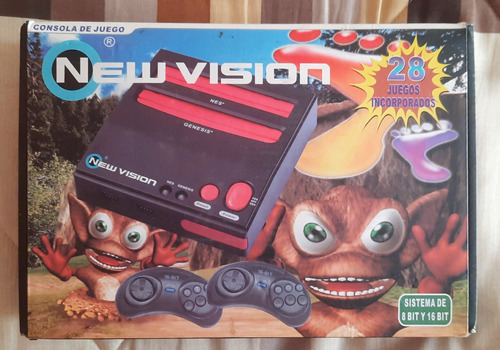 Consola New Vision Nintendo  8 Bits Y Sega 16 Bits