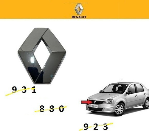 Emblema Renault Logotipo Logan Sandero Original Foto 5