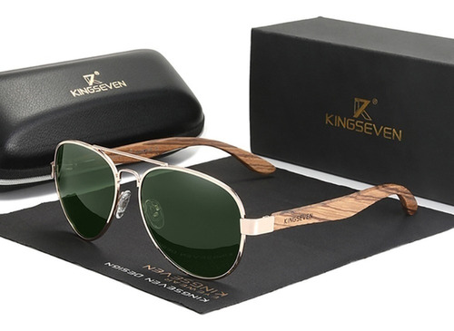 Gafas De Sol Polarizadas De Madera Hechas A Mano Kingseven