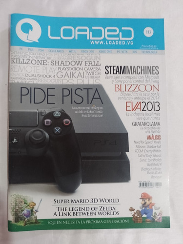 Revista Loaded 112 Super Mario 3d World Eva2013 Blizzcon