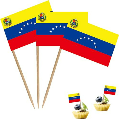 Bandera De Palillo De Dientes De Venezuela República Bolivar