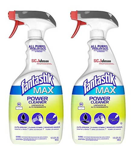 Fantastik Max Power Cleaner Professional, 32 Oz (paquete De