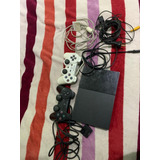 Sony Playstation 2 Slim Standard Negra + 2 Joistic +  Juegos