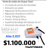 Ondas De Choque Texel Venta(usada)