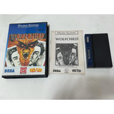 Master System : Wolfchild Tectoy Completo Caixa E Manual