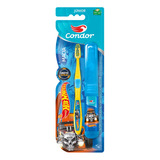 Escova Dental Hot Wheels Condor Jr 4+ Com Estojo