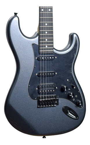 Guitarra Tagima Sixmart Strat Com Efeitos Met. Deep Silver