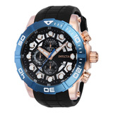 Reloj Invicta 40142 Negro Hombres Color Del Bisel Azul/oro Rosa