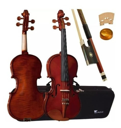 Violino Eagle Ve 431 3/4 Completo Com Case + Breu + Arco