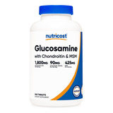 Glucosamina+condroitina+msm 2300mg 240u-salud Ósea-articular
