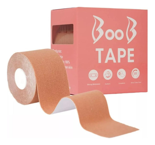 Sutiã Fita Levanta Seios Boob Tape Adesivo Peito Discreto