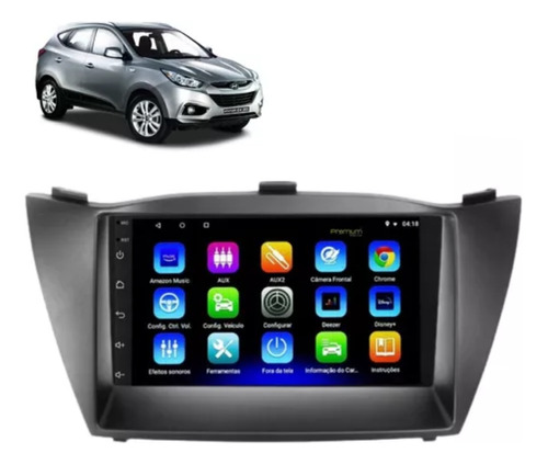 Central Multimídia Android Hyundai Ix35 2016 2017 2018 2019