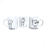 Caneca Xícara Meme Flork Frase Desenrola Bate Cafezinho Nova