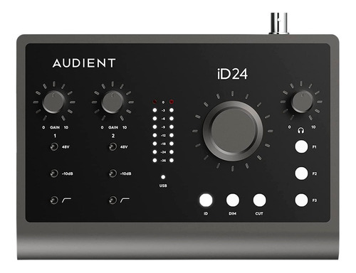 Interfaz De Audio Audient Id24 Color Negro