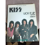 Songbook Kiss Lick It Up!tab Guitar! Made In Japan! Raridade