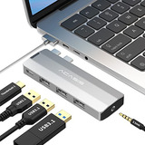 Adaptador Usb C Hub Para Macbook Pro/air M1 M2 De 13 Pulgada